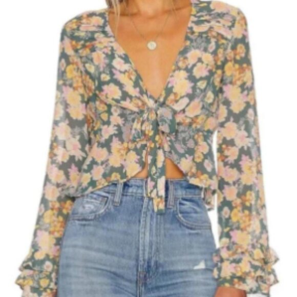 NWT Women's Free People Maybel blouse - Picture 1 of 6